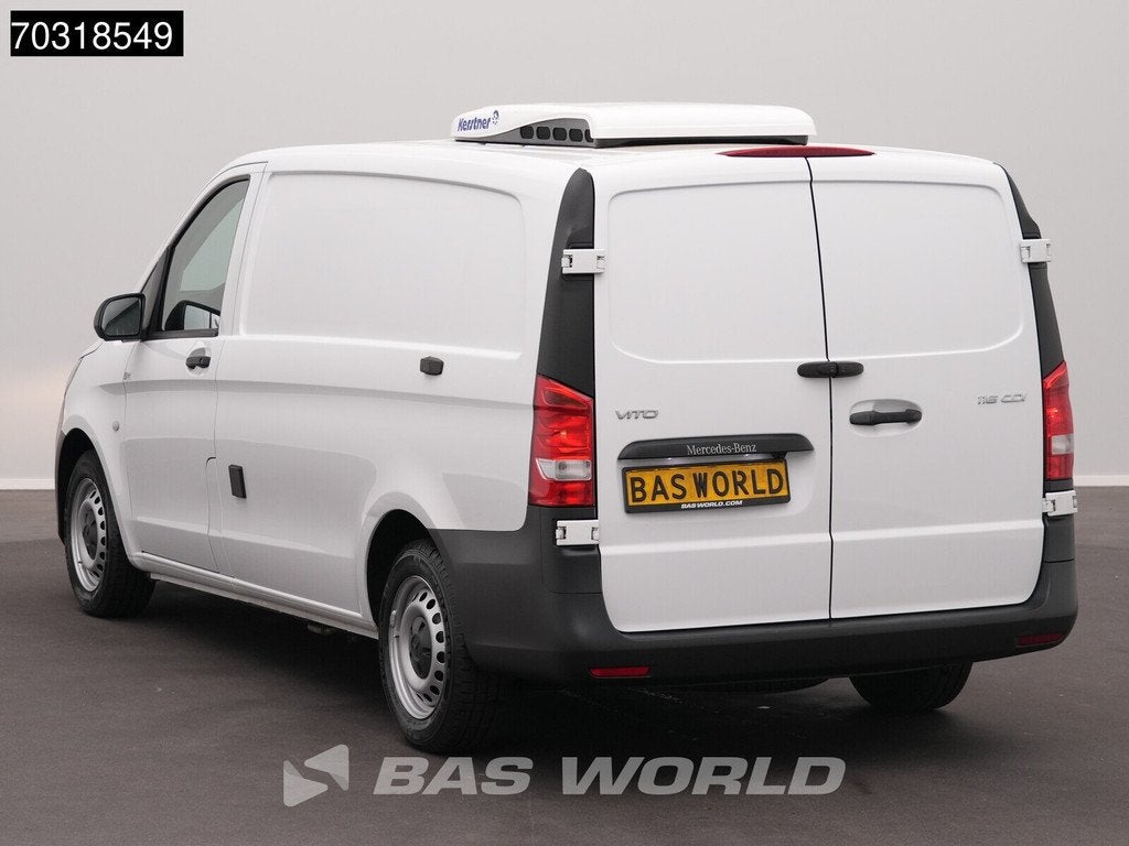 Mercedes Vito 116 Automaat Kerstner Koelwagen L2H1 Airco Cru, Autos, Camionnettes & Utilitaires, Achat, Euro 6, Entreprise, 3 places