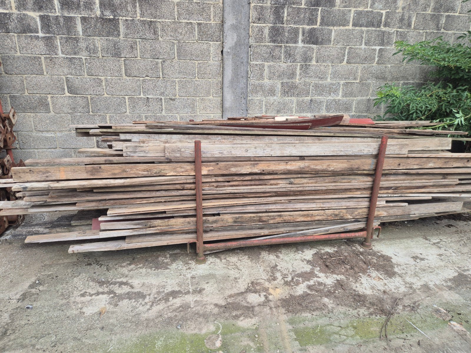 Constructie hout planken 2,5cm x 10cm, Tuin en Terras, Ophalen, Gebruikt, Balken