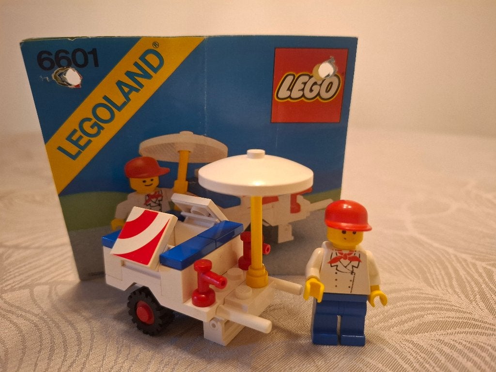 Vintage LEGO Legoland 6601 Ice Cream Cart (1985), Lego, Ophalen of Verzenden, Zo goed als nieuw, LEGOLAND