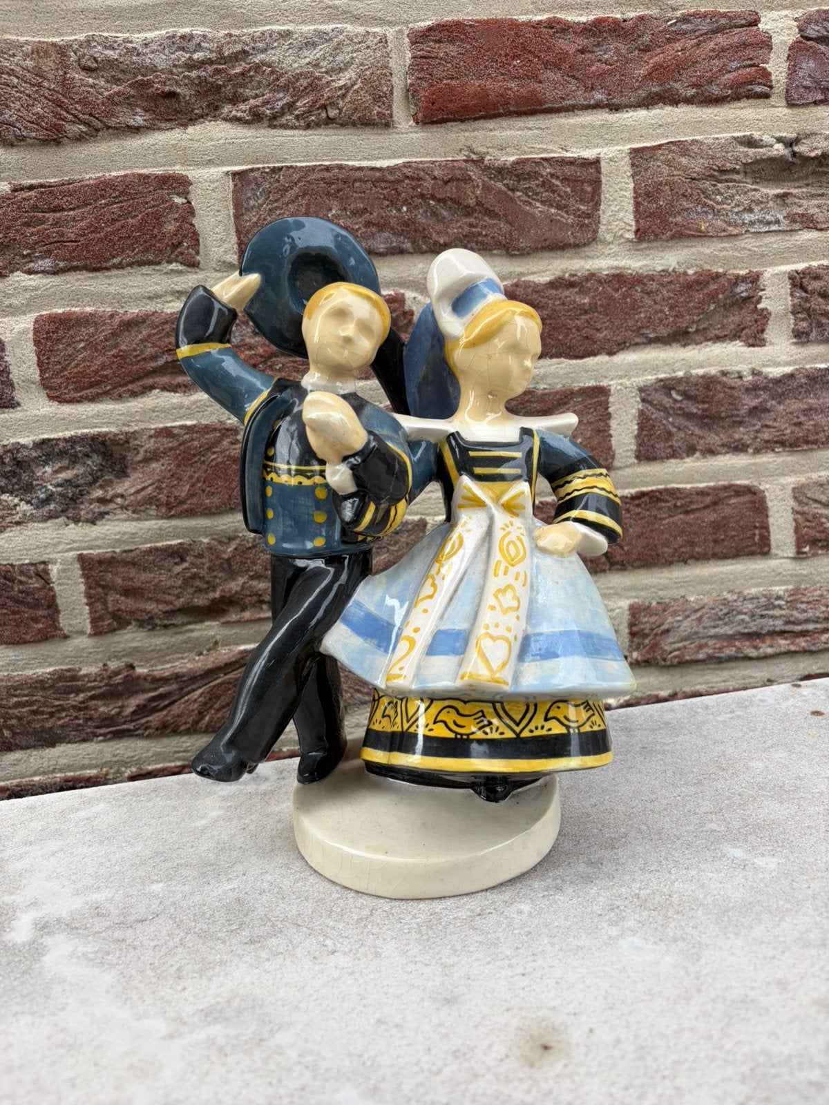 Beeld Henriot.Quimper 23 cm (1935), Antiek en Kunst, Antiek | Porselein, Ophalen