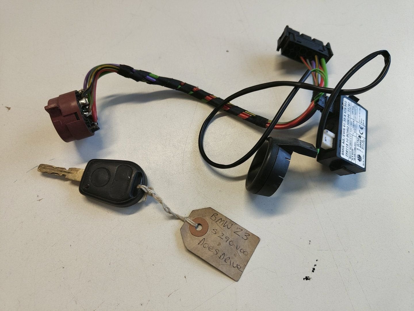 Contactslot met module en sleutel lezer BMW Z3, -, Origine de la pièce connue, Utilisé, -