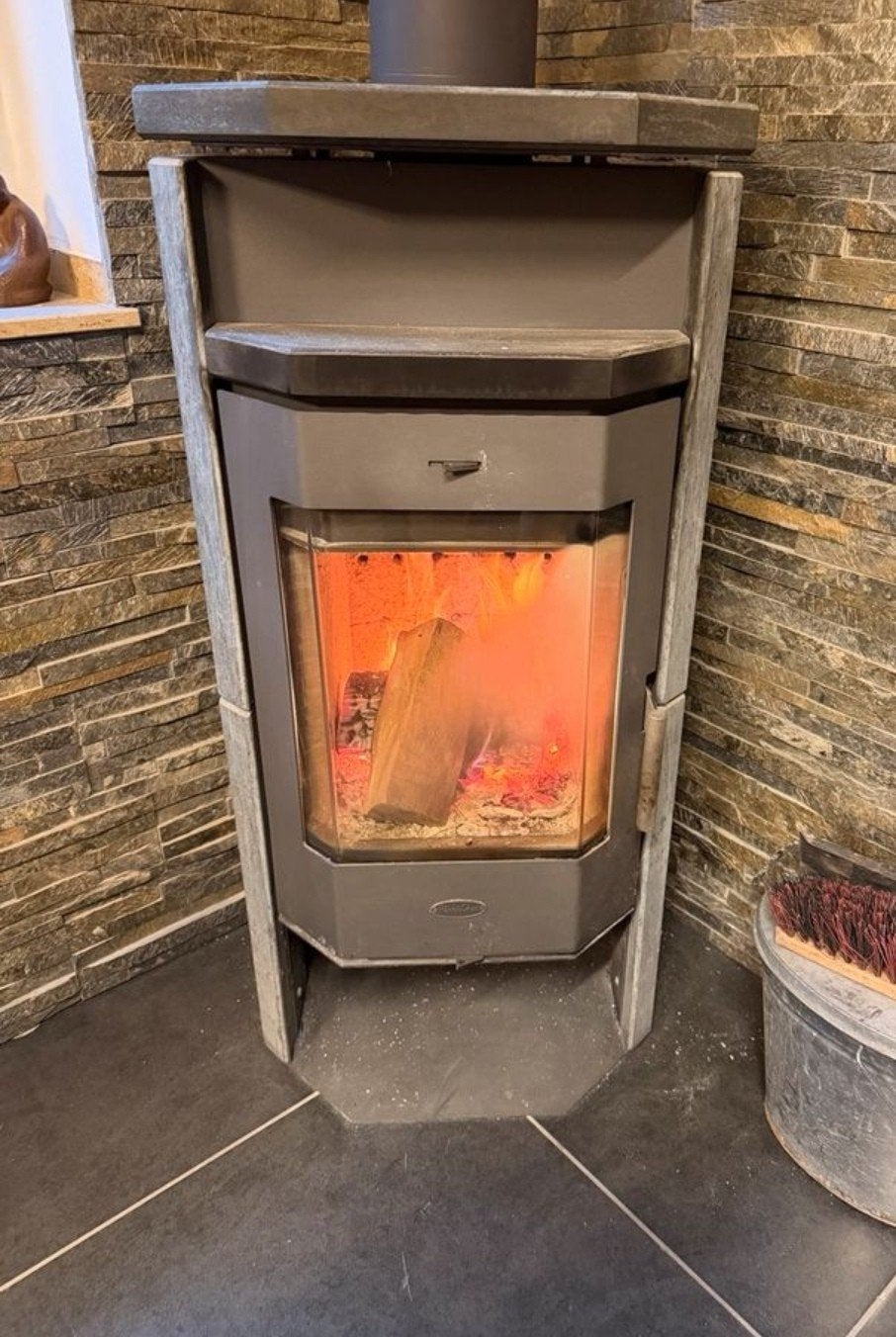 speksteenkachel 7 kw, Huis en Inrichting, Haarden, Ophalen