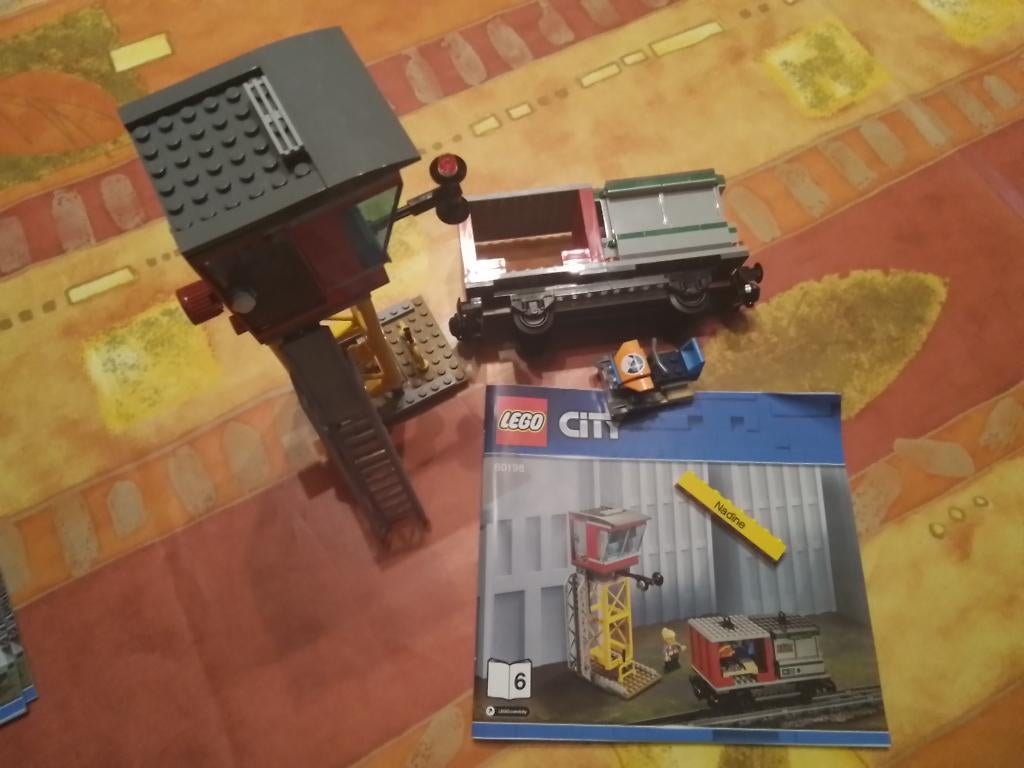 cabine de train et wagon Lego, Neuf, Enlèvement ou Envoi, Lego, Instructions incluses