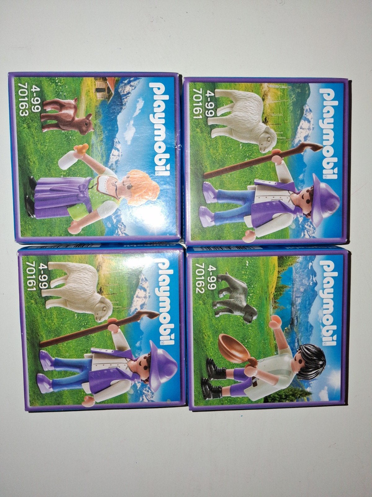Playmobil milka 4 stuks, Enlèvement ou Envoi