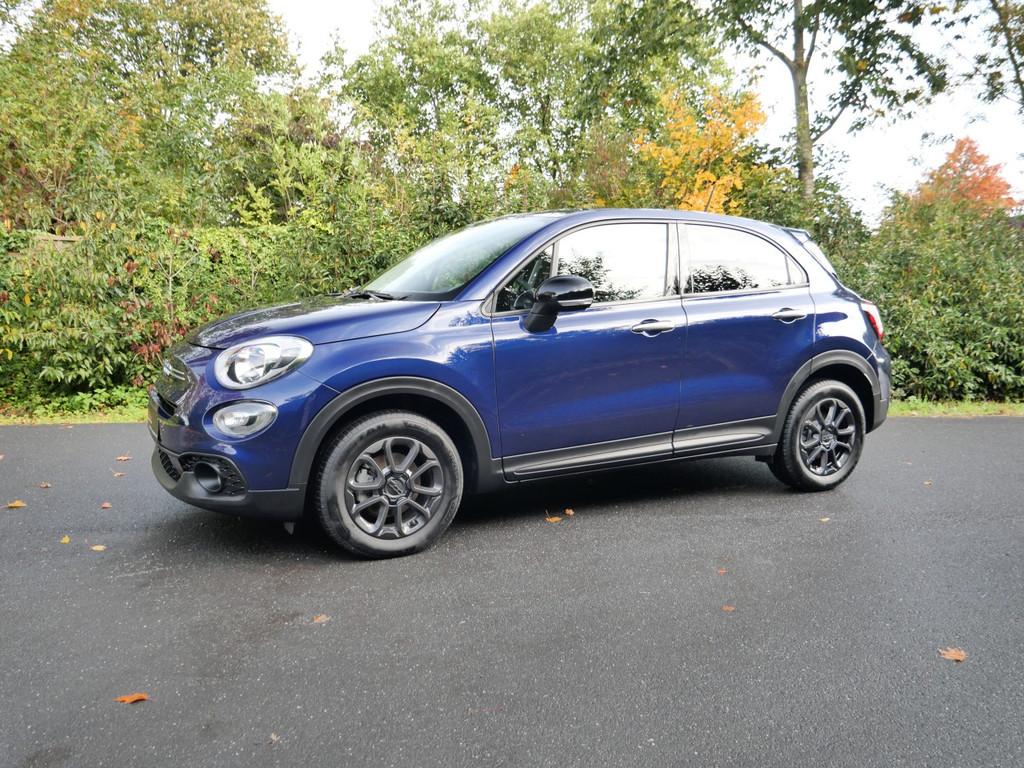 Fiat 500X CLUB FIREFLY TURBO 120PK (bj 2023), Auto's, Voorwielaandrijving, Stof, Euro 6, Blauw
