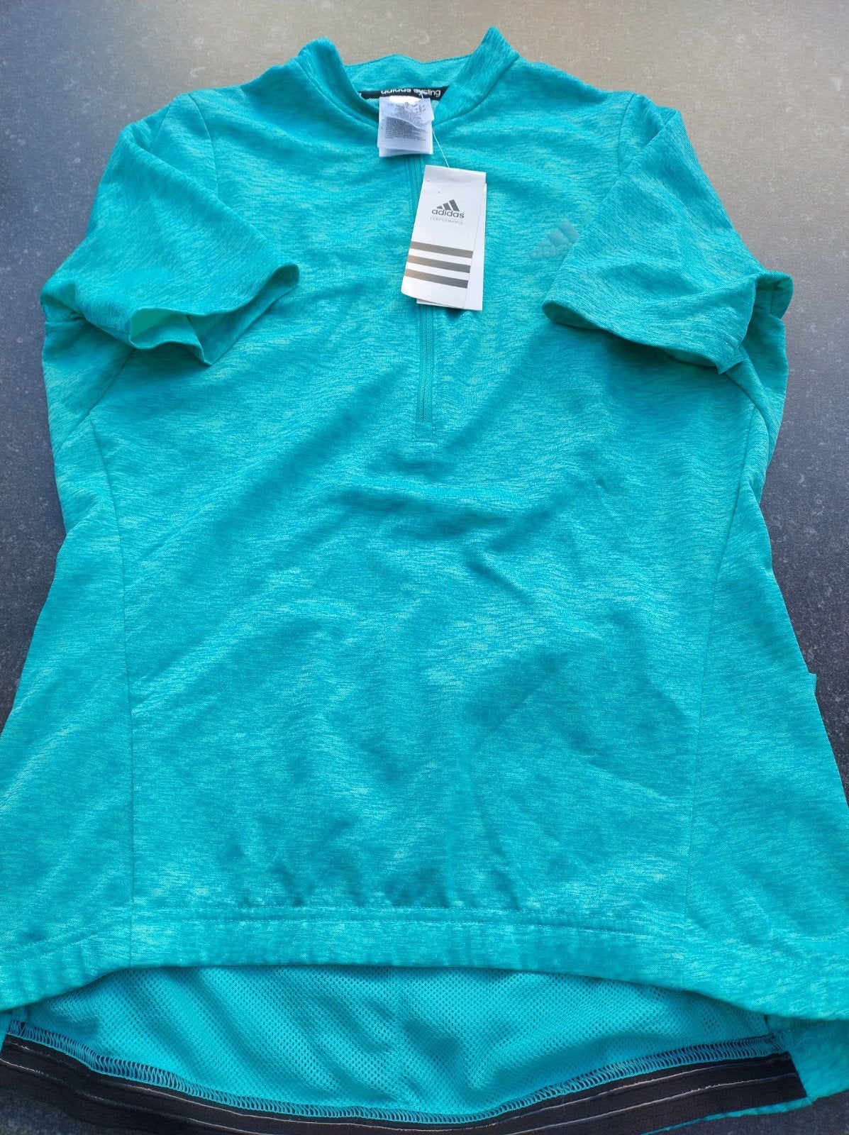 Nieuw Adidas fiets shirt dames met korte mouw, Kleding | Dames, Sportkleding, Ophalen, Blauw