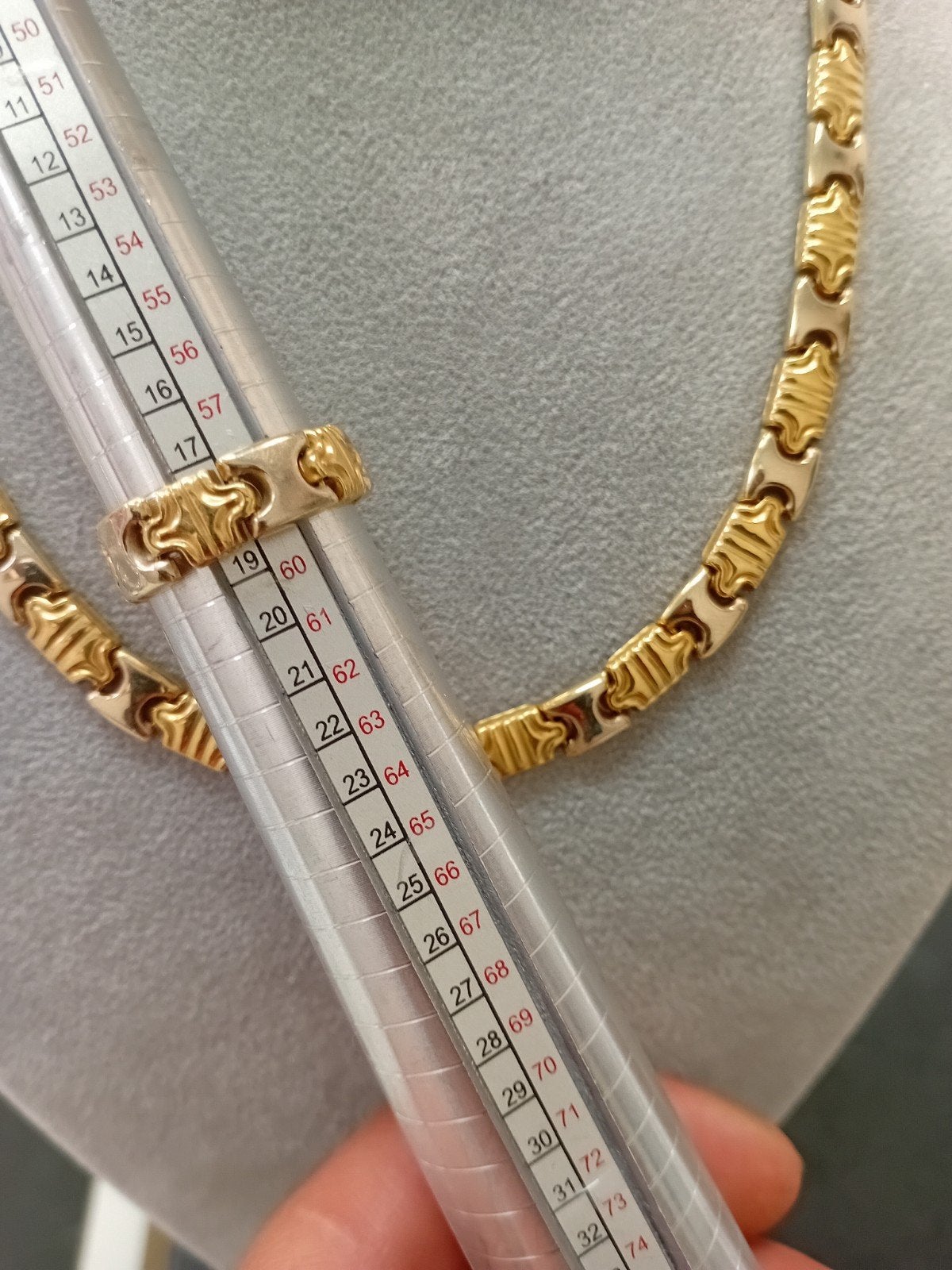 Collier et bague en or, Bijoux, Sacs & Beauté, Colliers, Or, Or