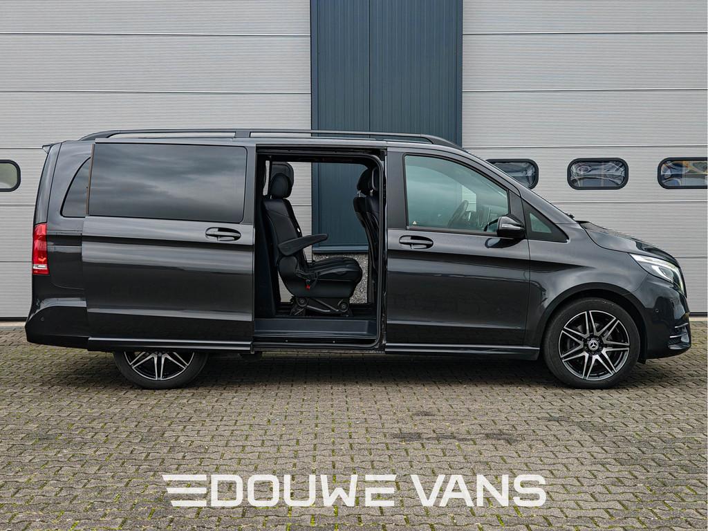 Mercedes-Benz V-Klasse V300 L2 DC 4-Matic AMG Line 360 Camer, Autos, Camionnettes & Utilitaires, Cuir, Argent ou Gris, Euro 6