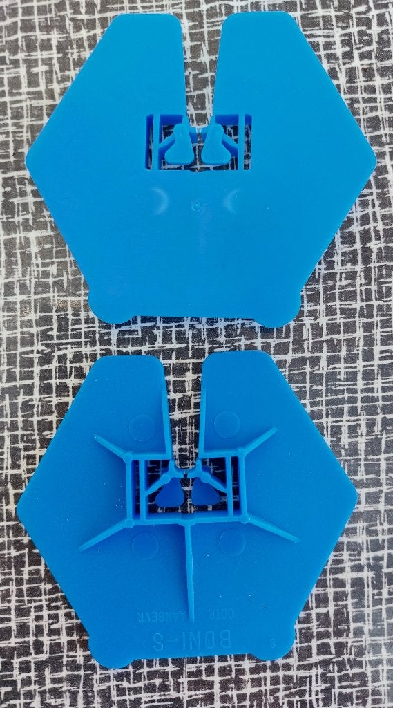 Isolatieclips blauw--afm.: 70/75mm en 60mm, Doe-het-zelf en Bouw, Ophalen of Verzenden, Nieuw, Overige materialen