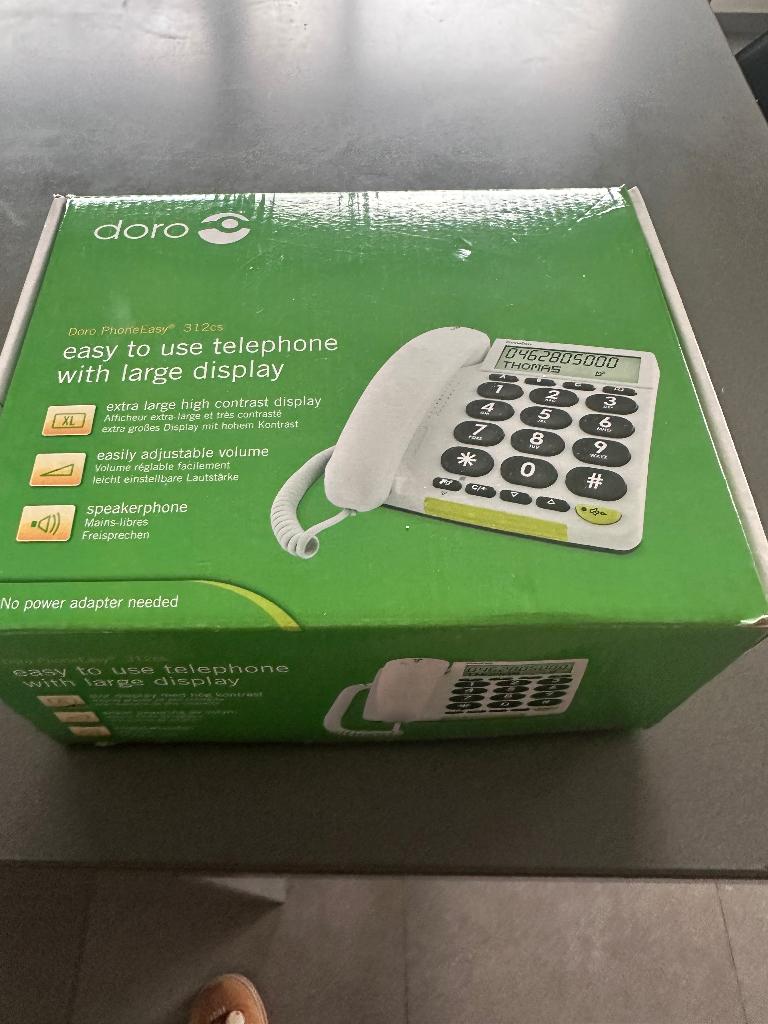 Doro telefoon, Ophalen, Zo goed als nieuw