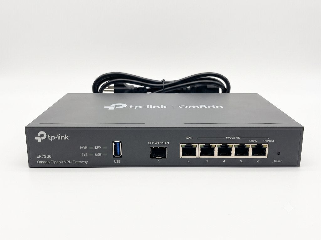 TP-Link ER7206 Omada Gigabit VPN Gateway - Zeer Goede Staat, Computers en Software, Ophalen of Verzenden, Zo goed als nieuw
