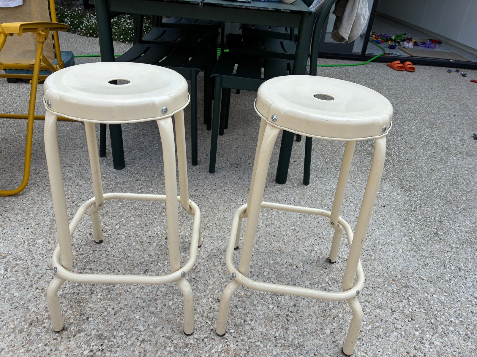 Set van 2 krukjes ikea, 2 krukken, Ophalen, Gebruikt, Metaal