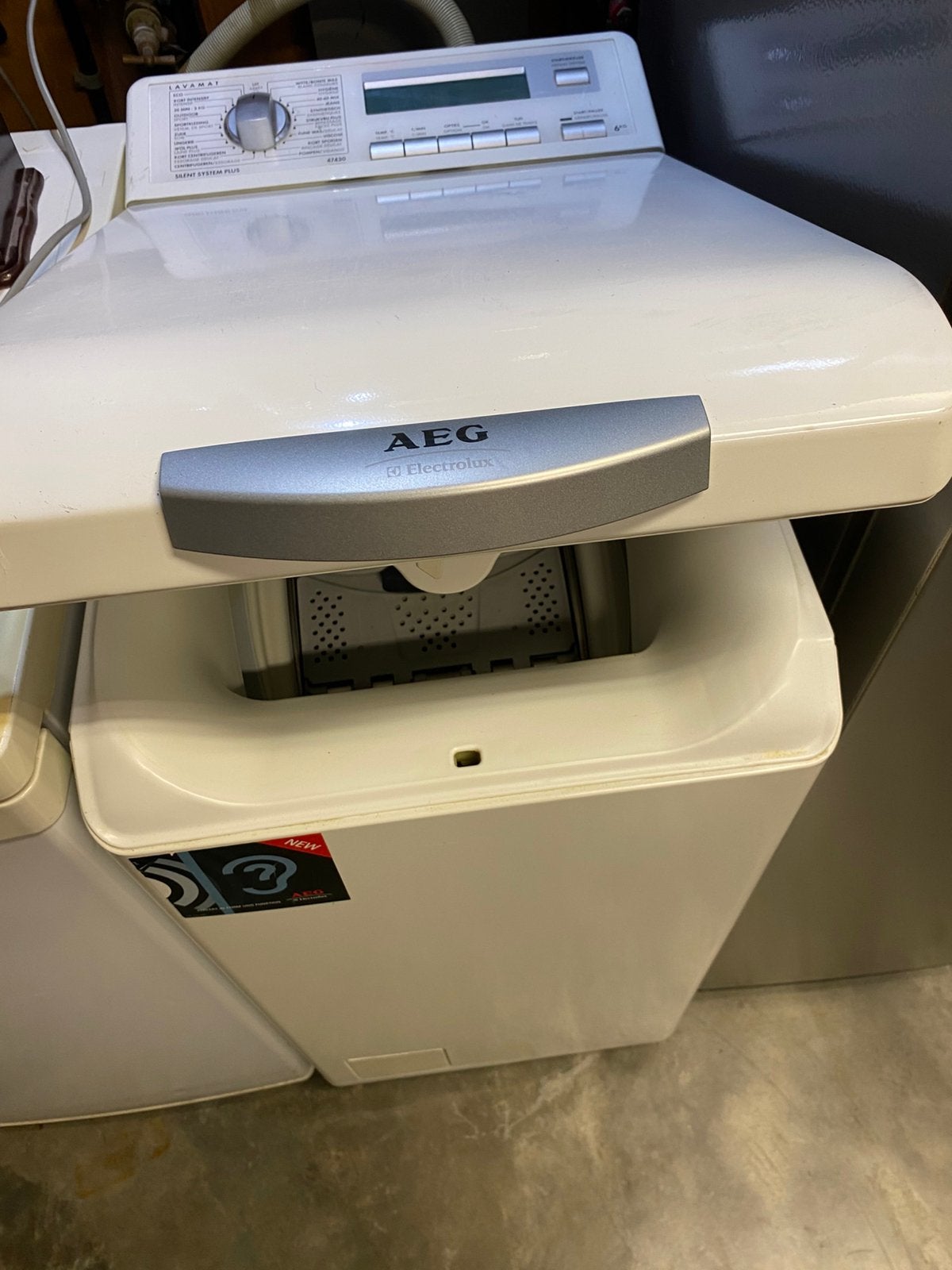 Aeg  wasmachine lavamat 47430 bovenlader 6 kg, Elektronische apparatuur, Ophalen, Zo goed als nieuw, Bovenlader