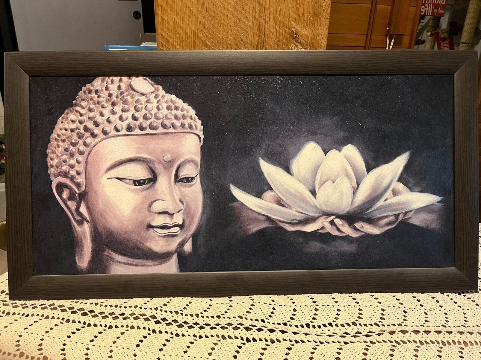 Bouddha avec Lotus, Maison & Meubles, Accessoires pour la Maison | Statues de Bouddha, Enlèvement, Utilisé