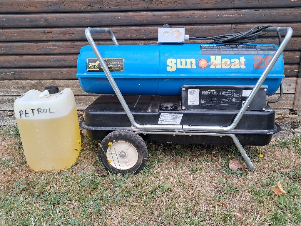 Hetelucht kanon, 30 tot 80 cm, Gebruikt, Minder dan 60 cm, 800 watt of meer