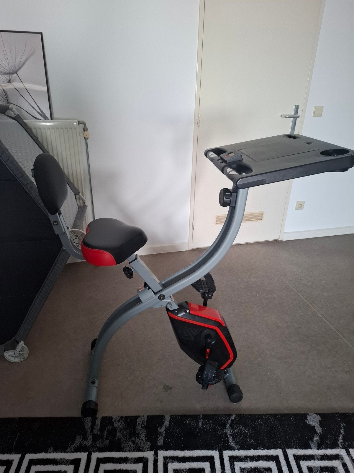 Inklapbare Hometrainer met Bureau (Deskbike) – Zo goed als n, Ophalen, Zo goed als nieuw