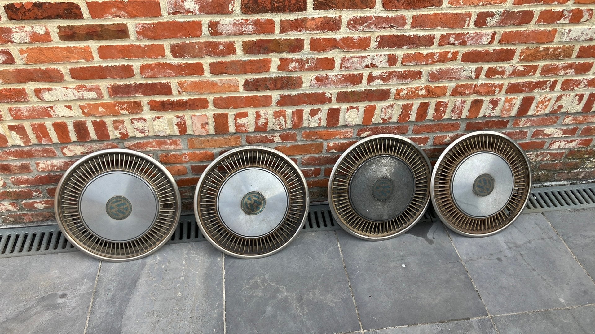 Vintage Wieldeksels 14 inch, Enlèvement ou Envoi, Utilisé