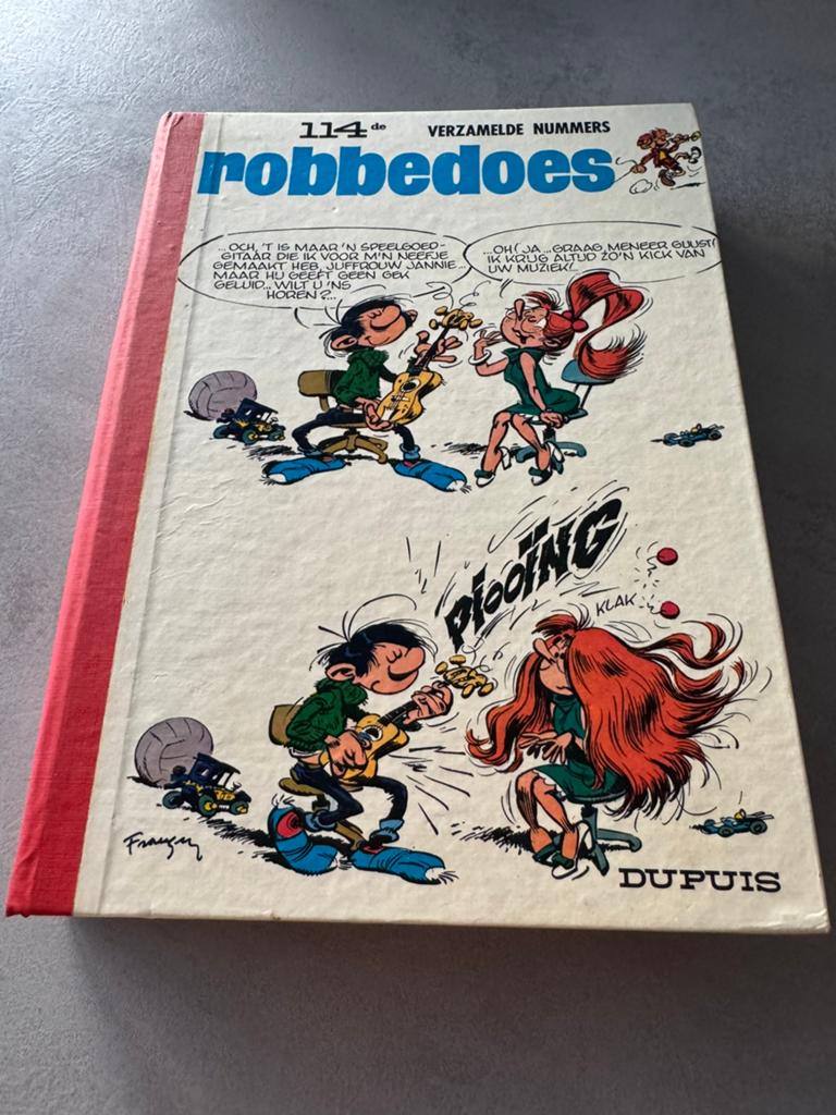 Robbedoes verzamelalbum 114 (1969) met microverhalen, Une BD, Enlèvement ou Envoi, Utilisé
