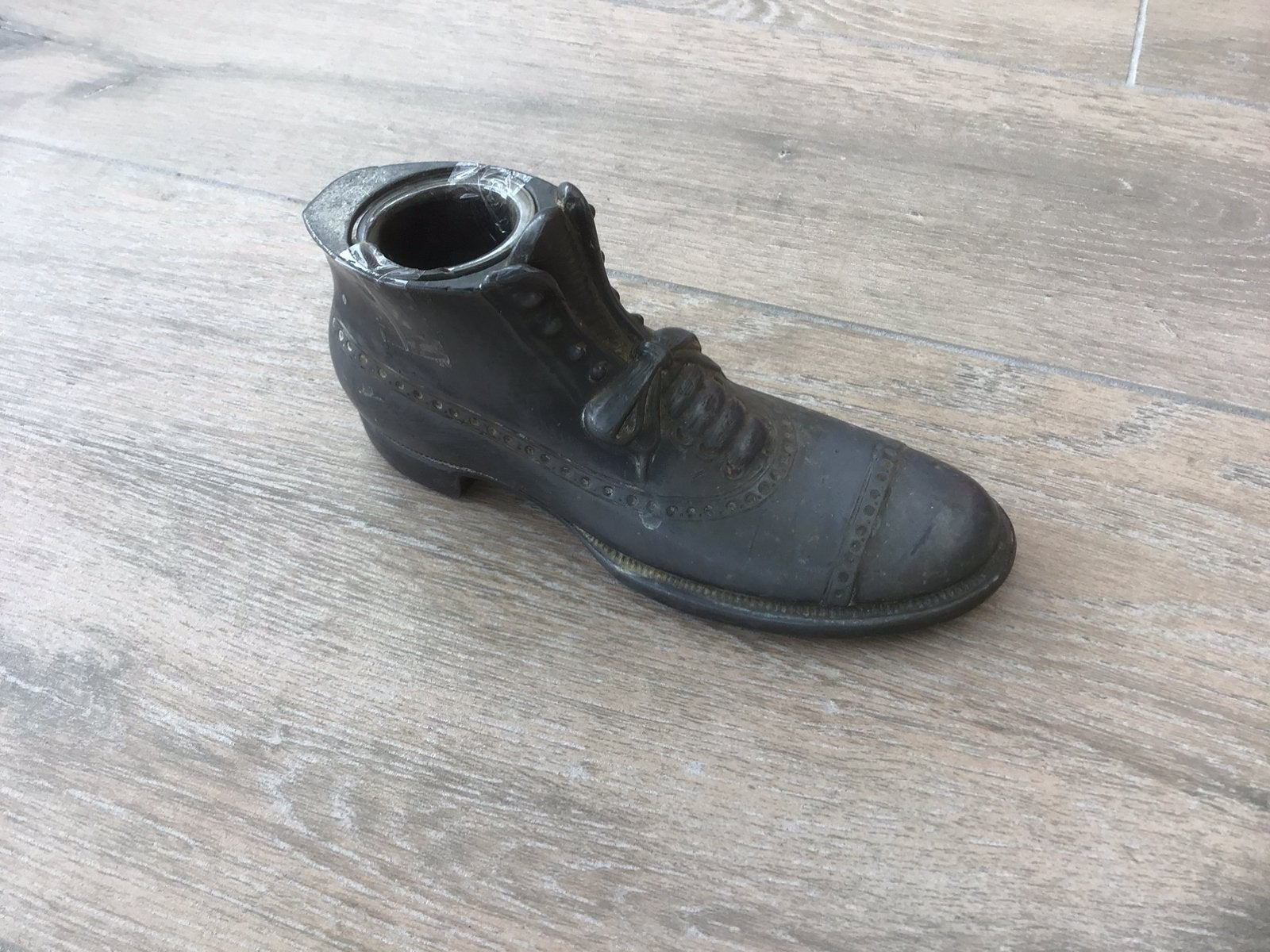 Encrier/chaussure en étain antique, Antiquités & Art, Antiquités | Étain, Enlèvement ou Envoi