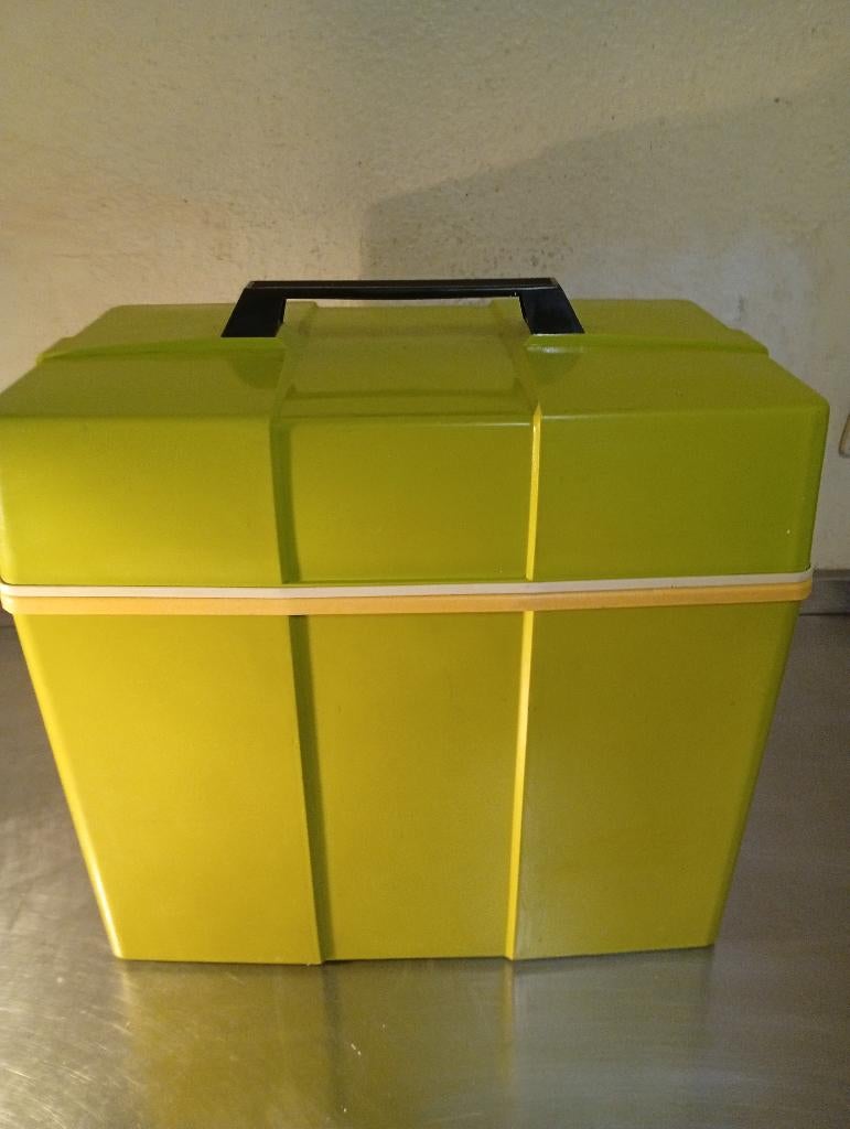 Vintage appelgroene koelbox uit de jaren 70, Verzamelen, Ophalen