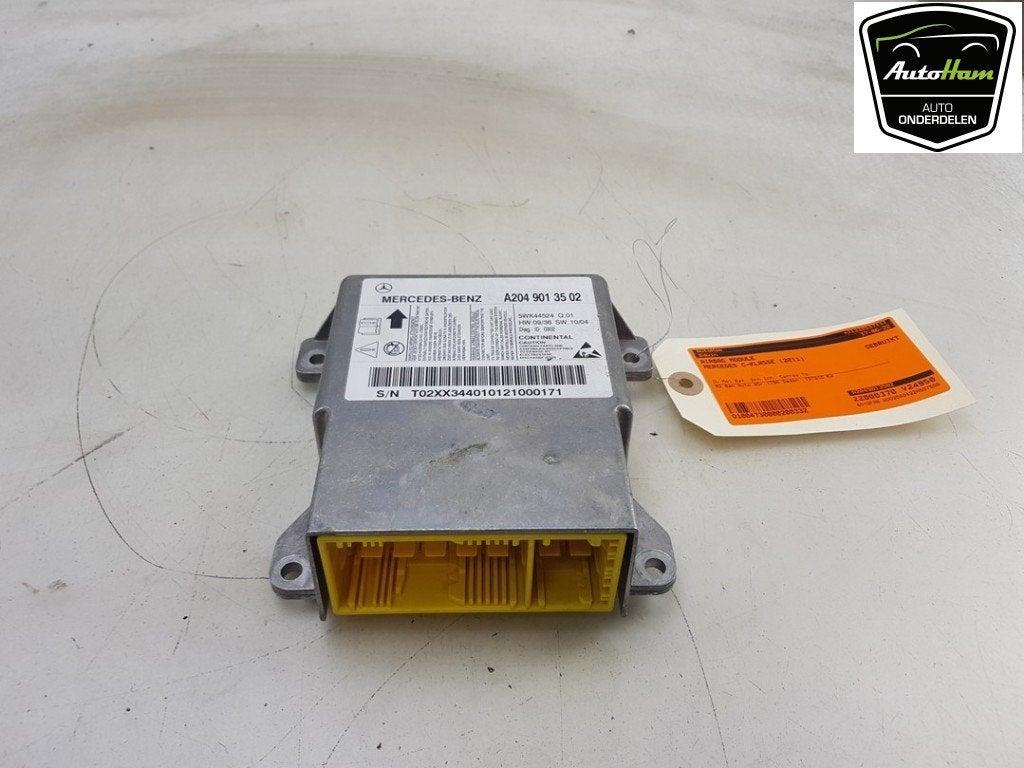 BOITIER AIRBAG C (W204) (|A2049013502|A2049012704|), Mercedes-Benz, Utilisé, Dialog.mb@mercedes-benz.com, Mercedes-Benz AG