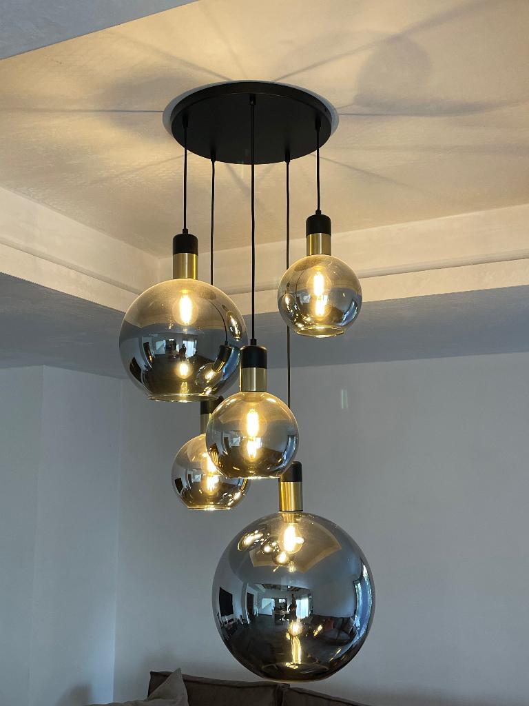 Suspension, Maison & Meubles, Lampes | Suspensions, Enlèvement, Comme neuf, Verre