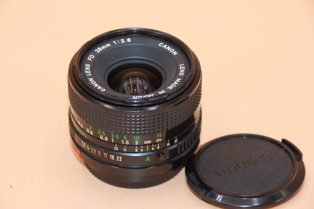 CANON FD 28/2.8, TV, Hi-fi & Vidéo, Appareils photo analogiques, Enlèvement ou Envoi, Utilisé, Reflex miroir, Canon