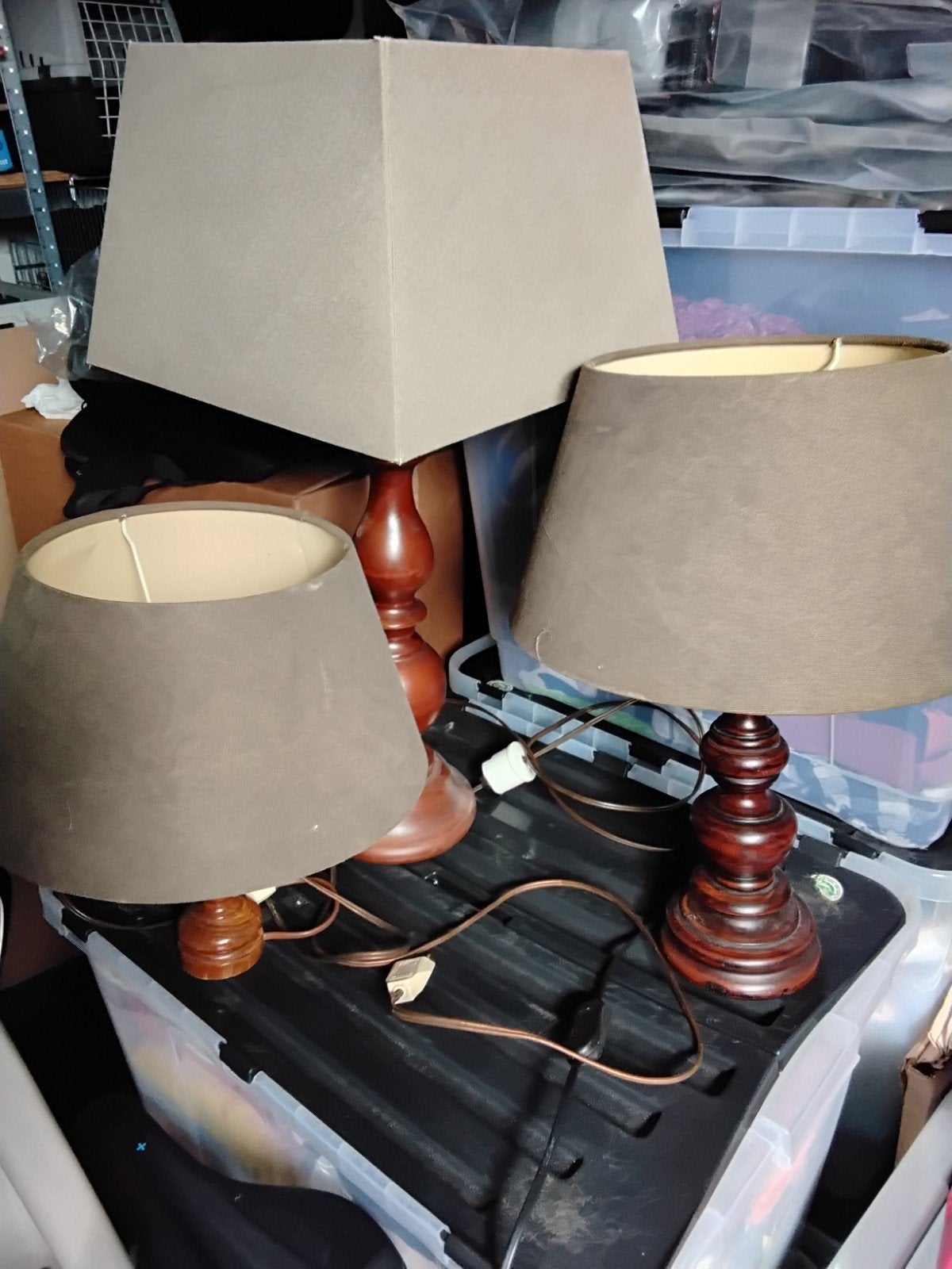 Tafellampen, Maison & Meubles, Lampes | Abat-jour, Enlèvement, Bois