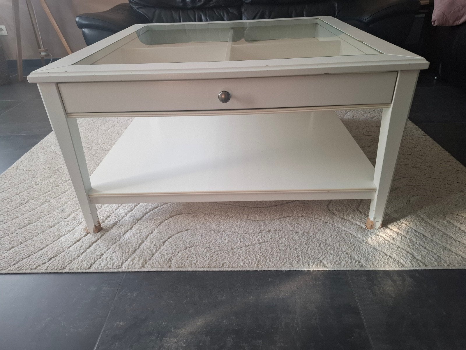 table de salon 93 sur 93 à donner, 50 – 75, Autres essences de bois, 50 à 100 cm, Carré