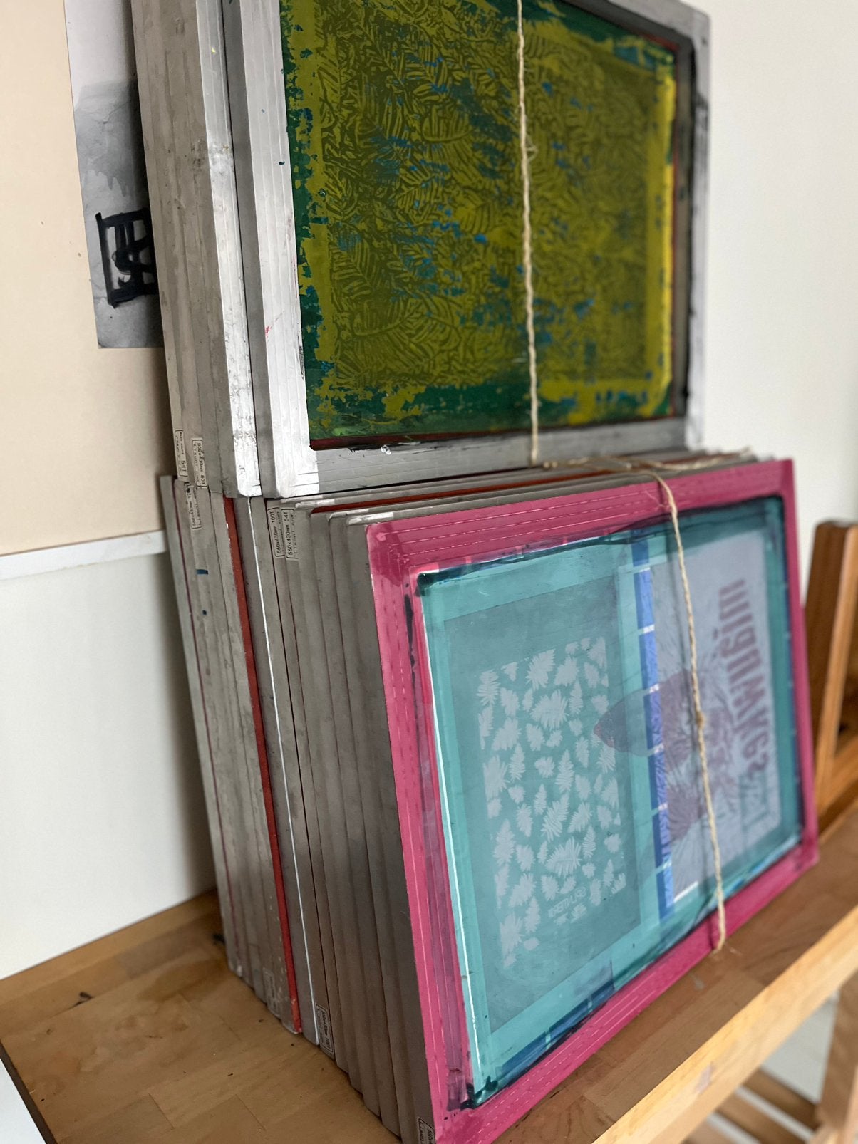 Zeefdrukramen aluminium, 560x430, Enlèvement, Utilisé