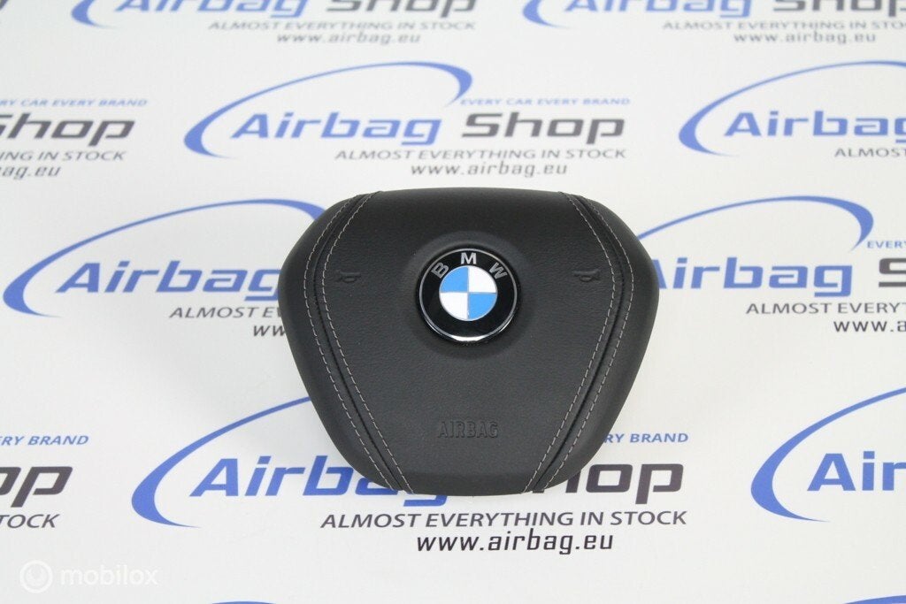 Aibag volant avec couture BMW 5 serie G30 (2017-....), Autos : Pièces & Accessoires, Enlèvement ou Envoi, Utilisé