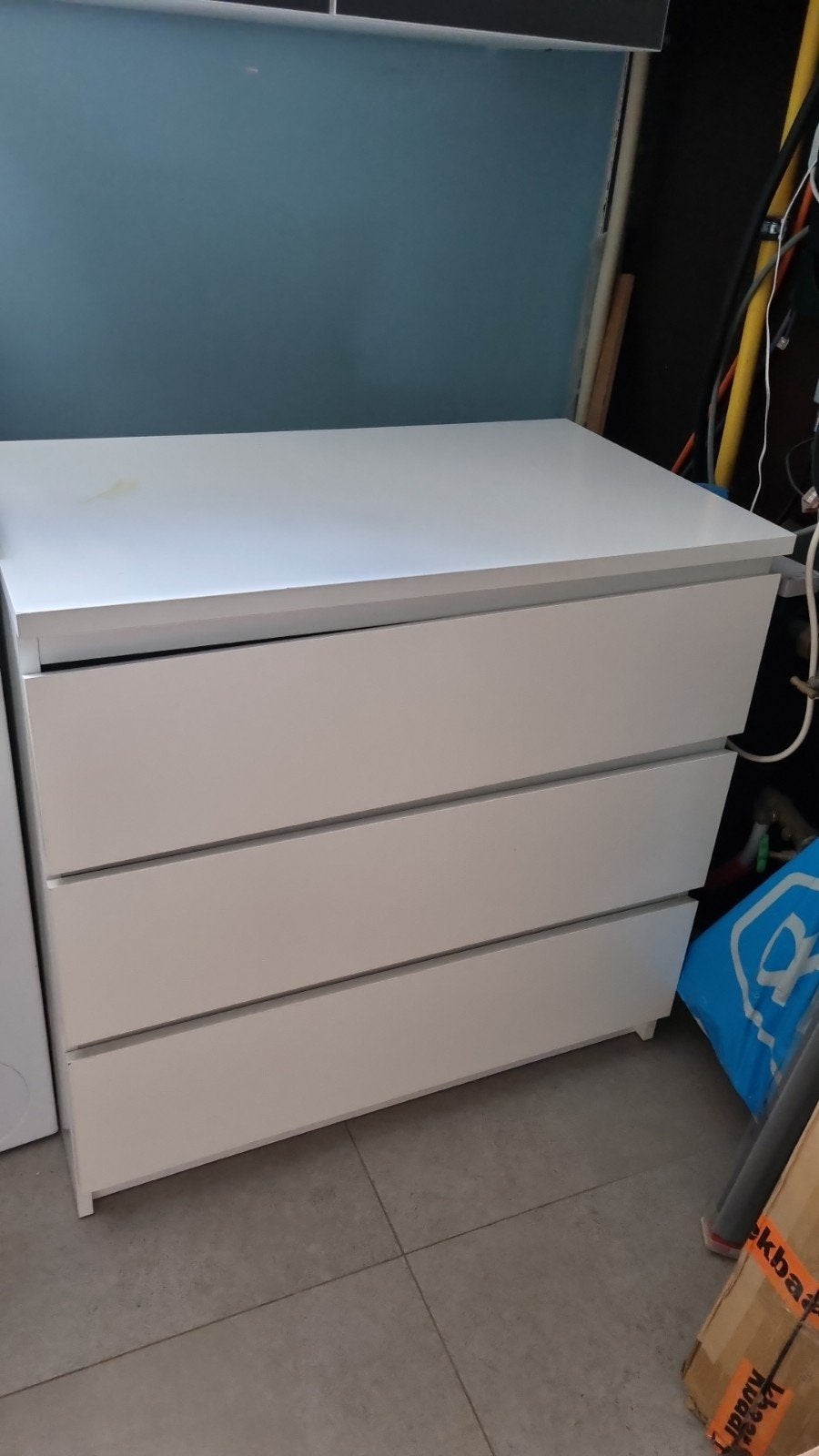 Ikea malm kast met 3 laden, Huis en Inrichting, Ophalen