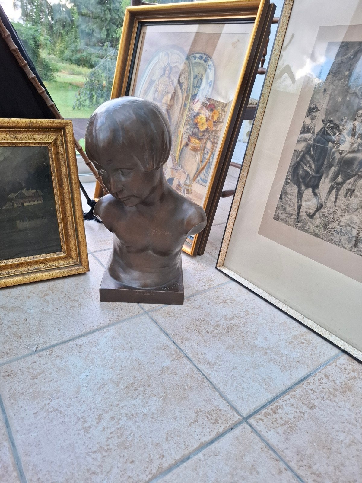 madek getekend beed made in belgie, Antiek en Kunst, Ophalen