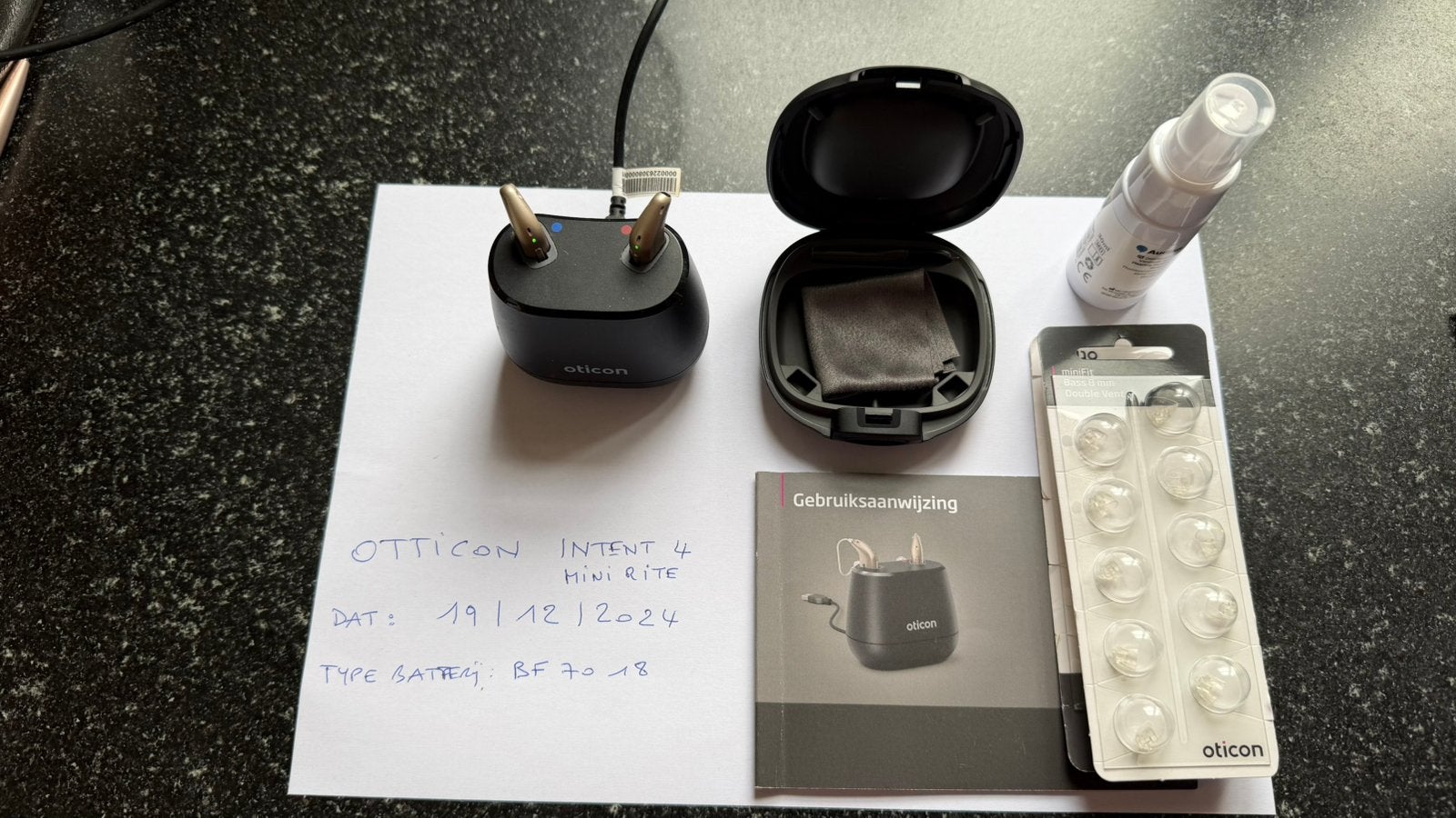 Hoorapparaat OTICON INTENT 4 mini, Ophalen of Verzenden, Zo goed als nieuw, Overige typen