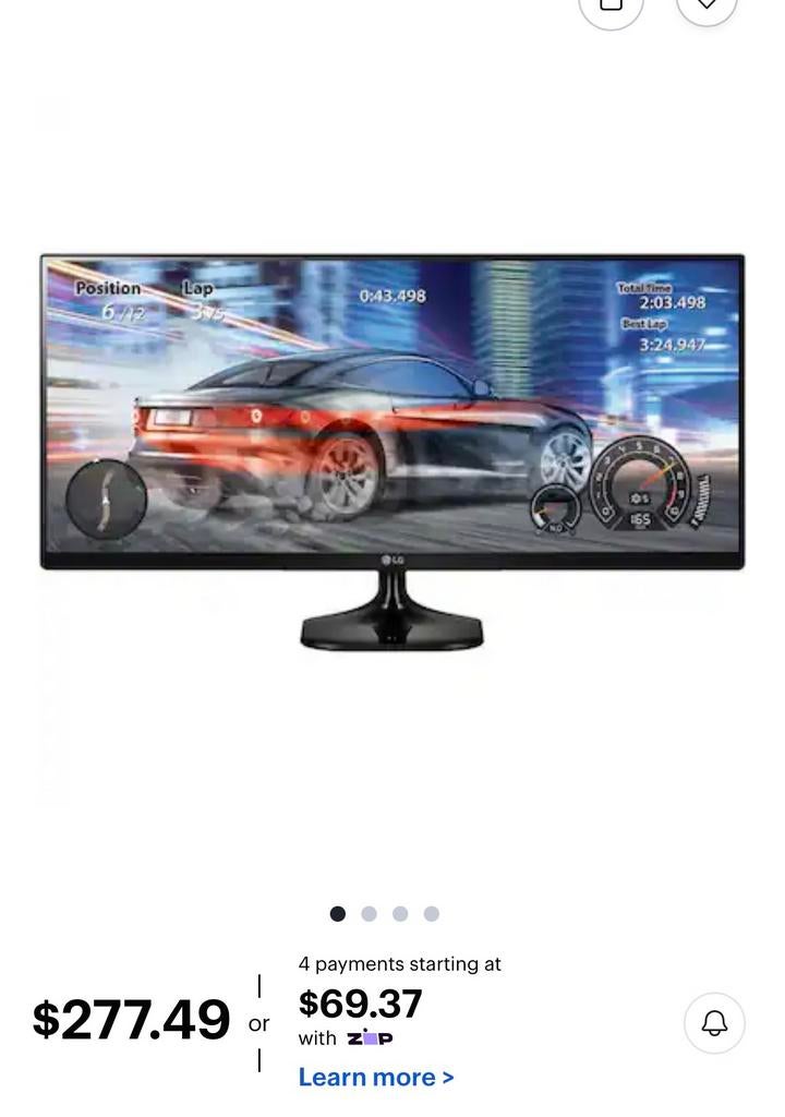 Monitor, Computers en Software, Monitoren, Ophalen, Nieuw, Ultrawide, IPS