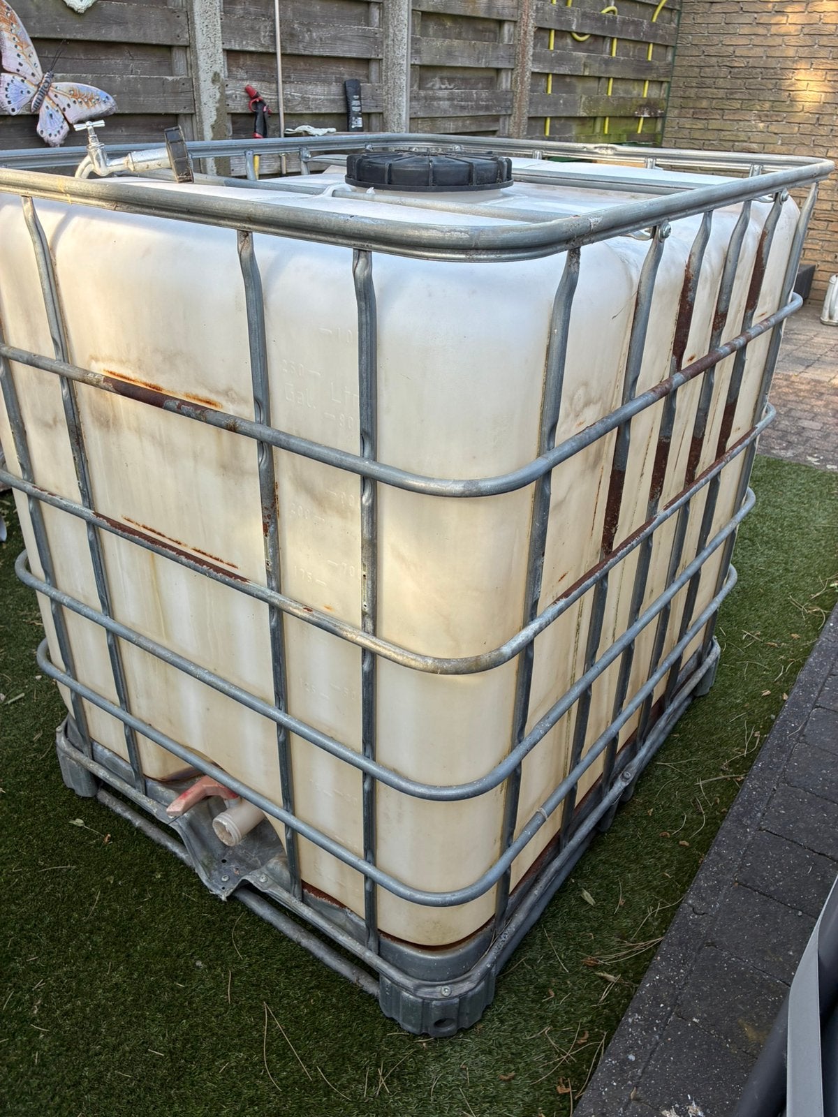 Ibc container, Tuin en Terras, Ophalen, Kunststof, Gebruikt, Met kraantje