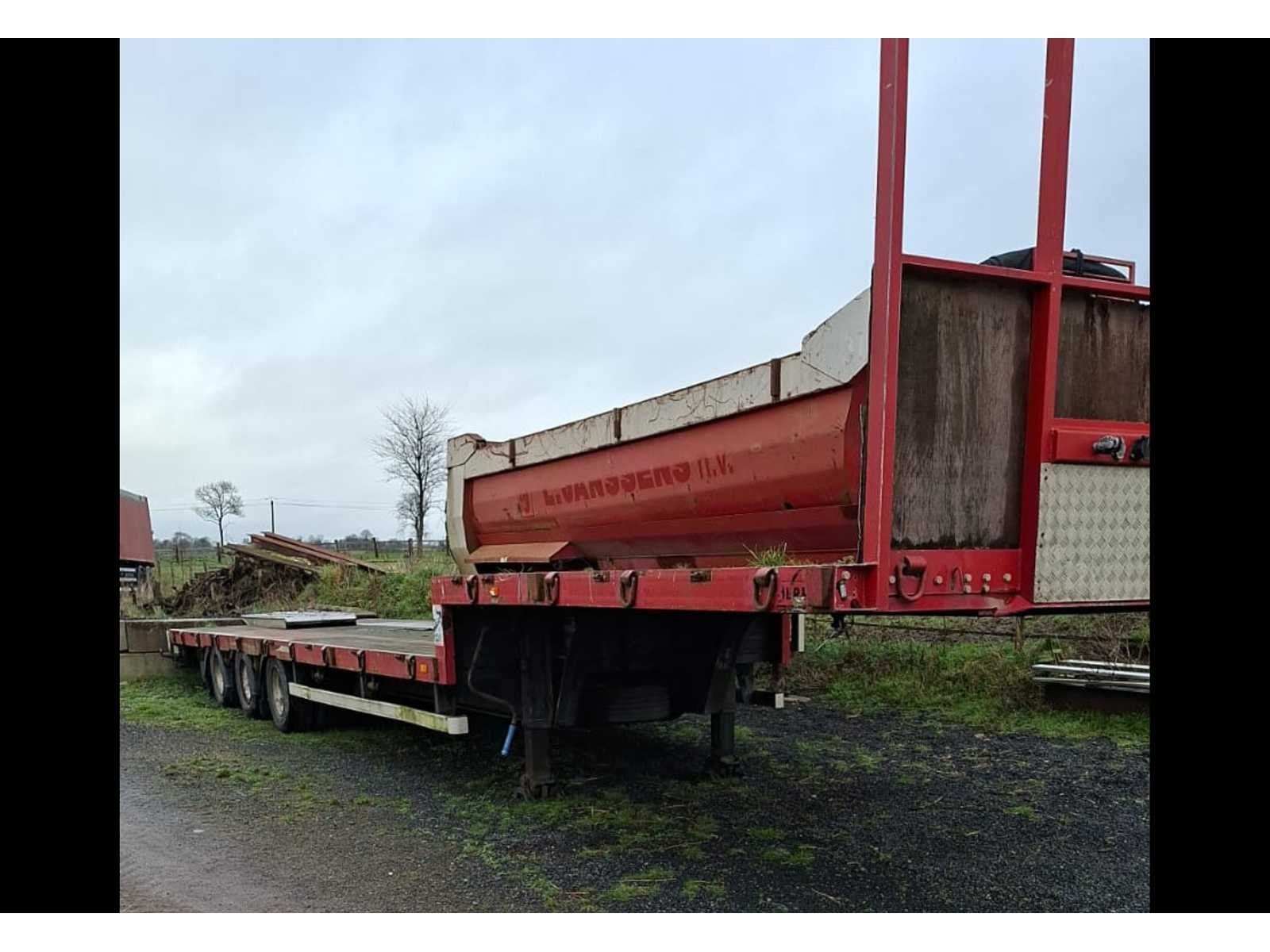 2002 SERRUS MKV 13-27 Oplegger - 3 assen - 38T, Overige brandstoffen, Bedrijf, Aanhangers en Opleggers, Te koop