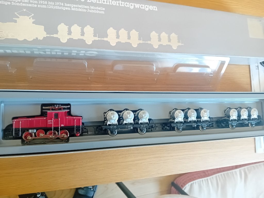 Locomotive et 3 wagon 125 ans marklin neuf jamais utilisée, Hobby & Loisirs créatifs, Trains miniatures | HO, Neuf, Analogique