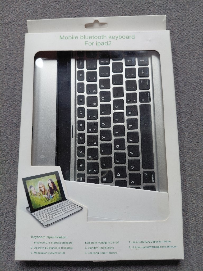 Mobiele bluetooth toetsenbord voor iPad2, Computers en Software, Ophalen, Zo goed als nieuw, Draadloos, Qwerty