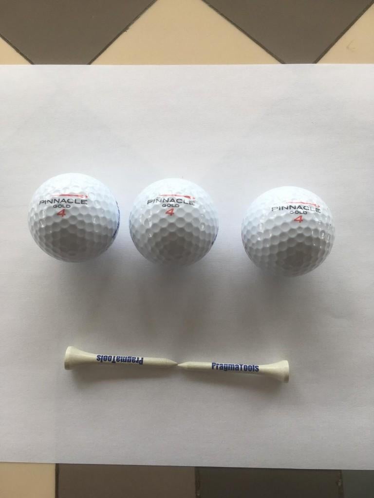 Balles de golf (N 4) ,lot de 3, Enlèvement ou Envoi, Neuf, Balle(s), Autres marques