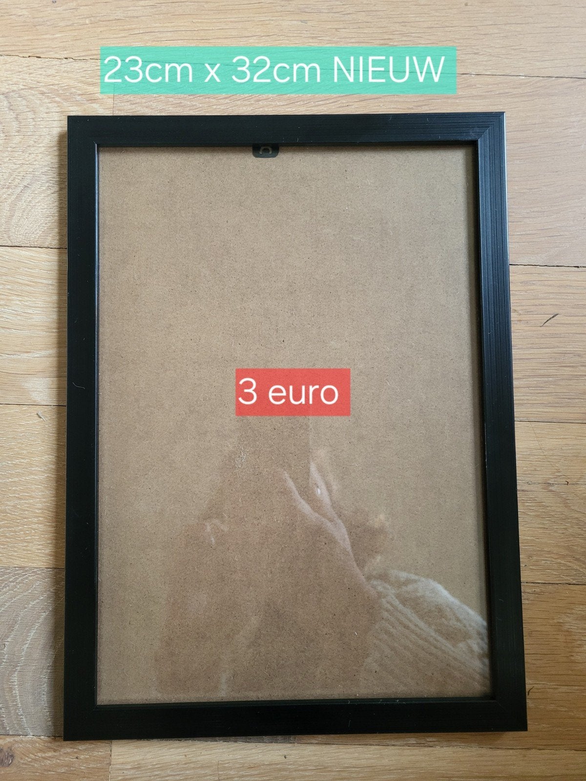 Zwarte fotokader - NIEUW, Huis en Inrichting, Woonaccessoires | Lijsten, Ophalen of Verzenden