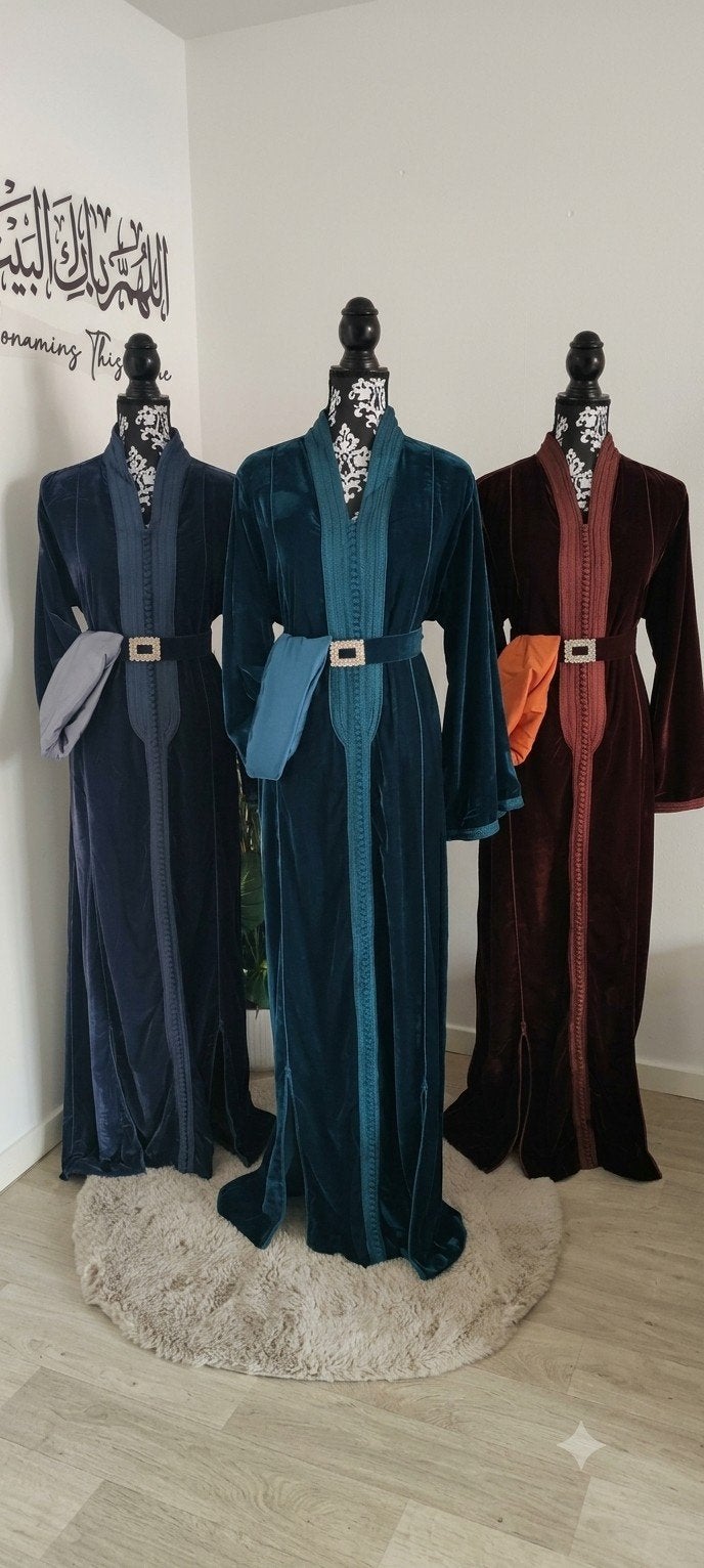 caftan velours, Vêtements | Femmes, Enlèvement ou Envoi, Neuf, Sous le genou