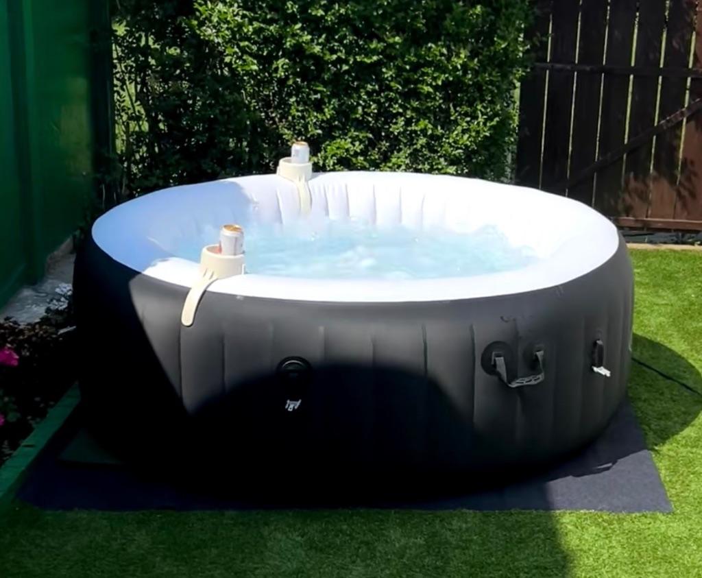 Spa gonflable Bestway LAY-Z-SPA 180x66 cm Comme neuf,, Tuin en Terras, Ophalen, Zo goed als nieuw, Filter, Opblaasbaar