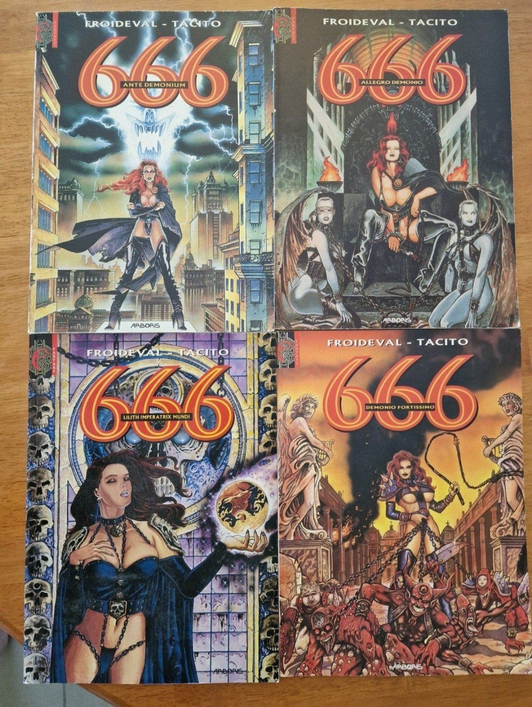 stripreeks 666 compleet (alle 8 delen), Boeken, Meerdere comics, Ophalen of Verzenden, Zo goed als nieuw, Europa