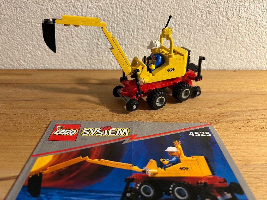Lego City 9V Train 4525 - Road and Rail Repair, City, Lego, Ophalen of Verzenden, Zo goed als nieuw