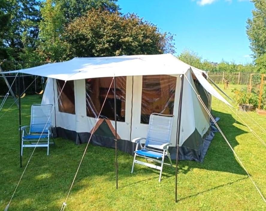 vouwwagen Holtkamper Feluka 2001, Caravans en Kamperen, Vouwwagens, Ophalen, Beige, Aanwezig, Tot en met 6