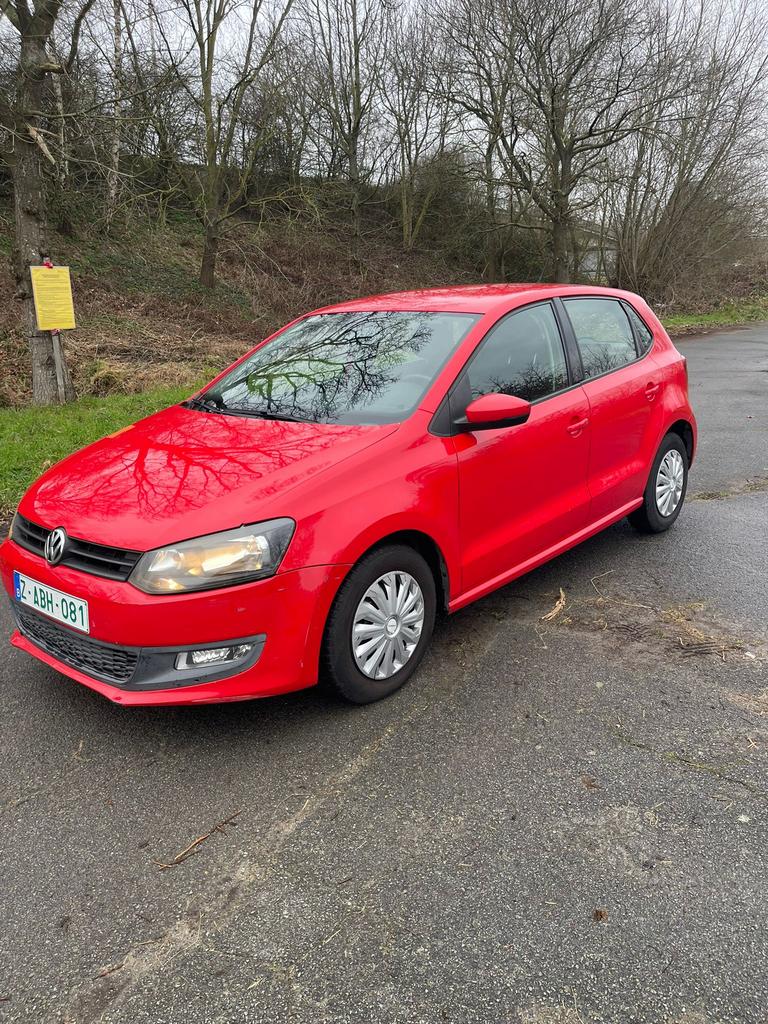 Volkswagen Polo 2010, Auto's, Volkswagen, Polo, ABS, Benzine, Euro 5, Rood, Ophalen