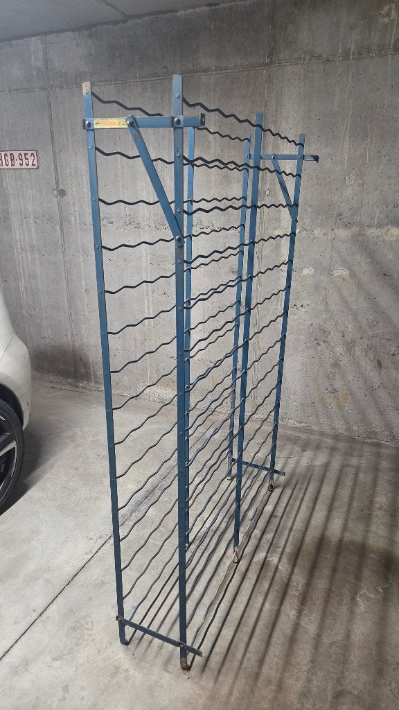 Porte à bouteille Rigidex en metal 120 bouteilles, Enlèvement, Utilisé, Métal