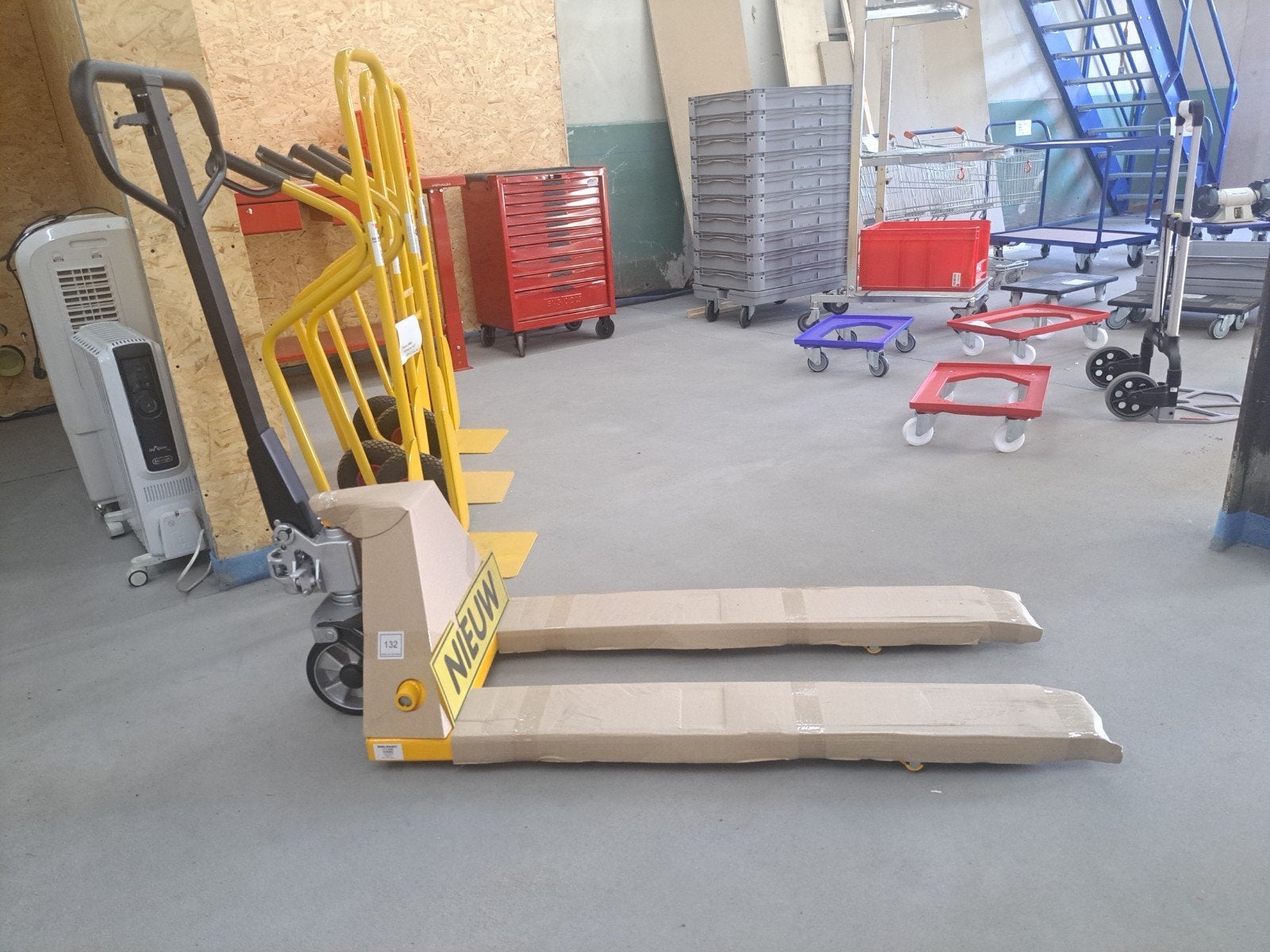 nieuwe palletkar 2500kg, Bricolage & Construction, Enlèvement