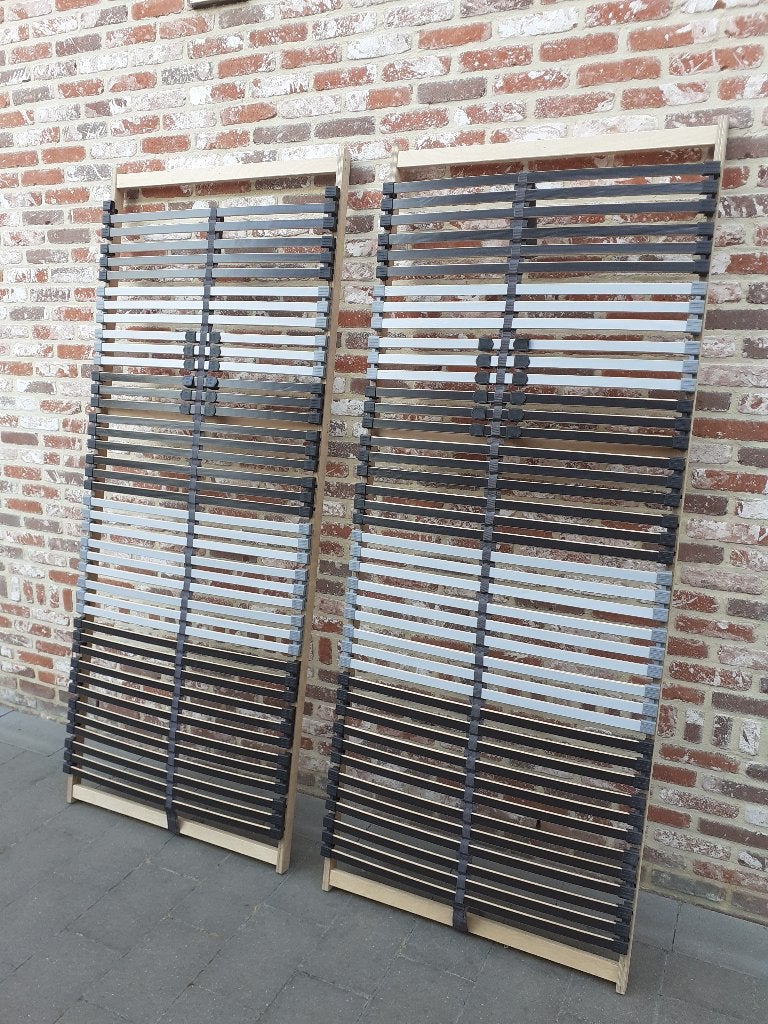 2 lattenbodems  IKEA Leirsund 80x200, Maison & Meubles, Comme neuf, Sommier, 200 cm, Deux personnes